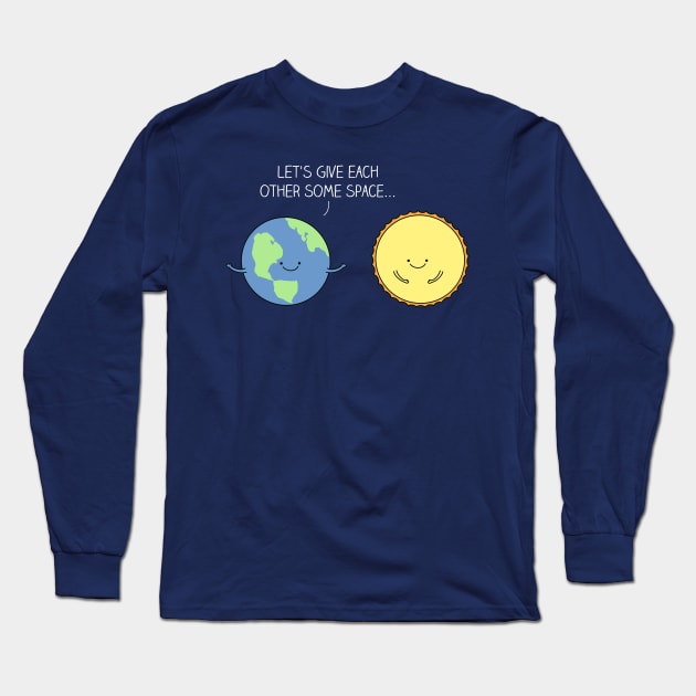 Space Long Sleeve T-Shirt by milkyprint